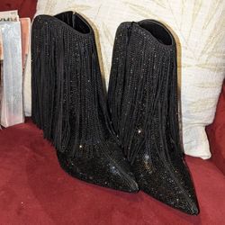 
Sahoj Western Fringe Booties, Created for Macy's

