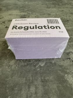 Becker REG Flashcards
