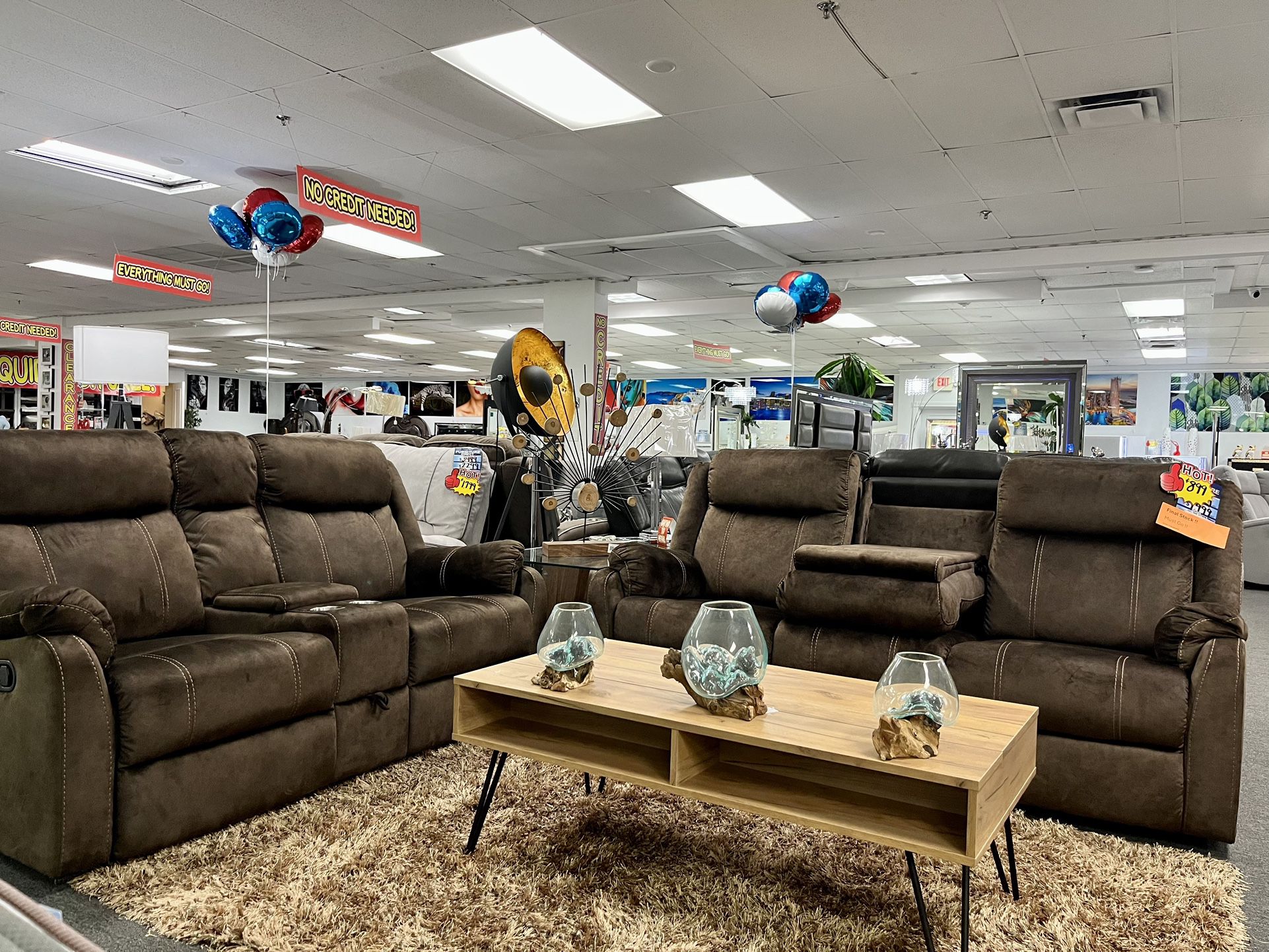 😱😱 Both Sets On Sale !! $899 & $999 For 2pc Sofa & Love Seat !! 