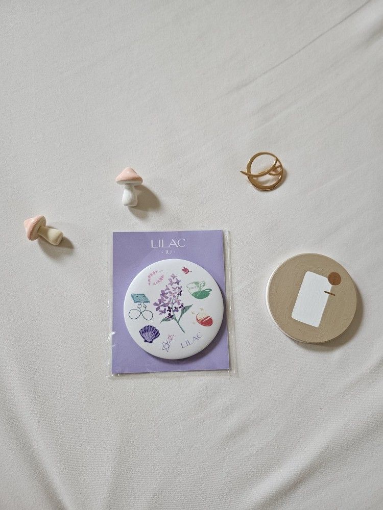 KPOP MERCH - IU LILAC Tin Mirror