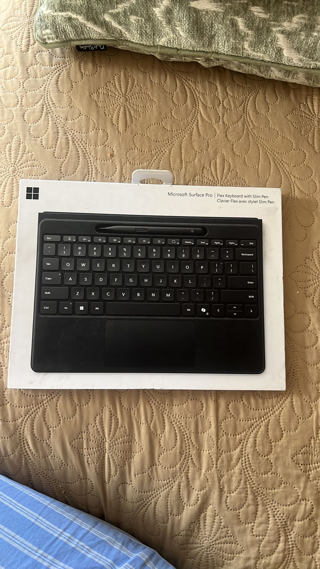 Microsoft - Surface Slim Pen (2nd Edition) and Pro Flex Keyboard for Pro 13" (11th Edition), Pro 9, Pro 8 - Black