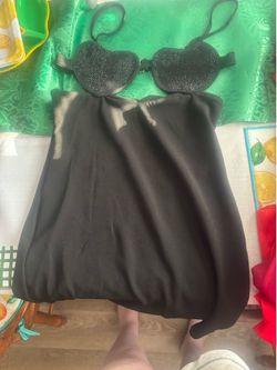 Black mini dress