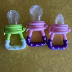 Baby Teether Nipple Fruit Food Silicone Teethers
