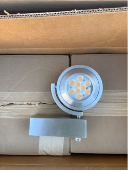 8 New Modern Outdoor LED Wall Lights – Brushed Aluminum – Commercial/Residential