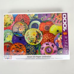 Eurographics Colors of the World 1,000-Piece Jigsaw Puzzle Asian Oil Paper Umbrellas