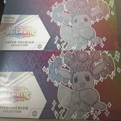 Scarlet And Violet Prismatic Evolution Super Premium Collection 