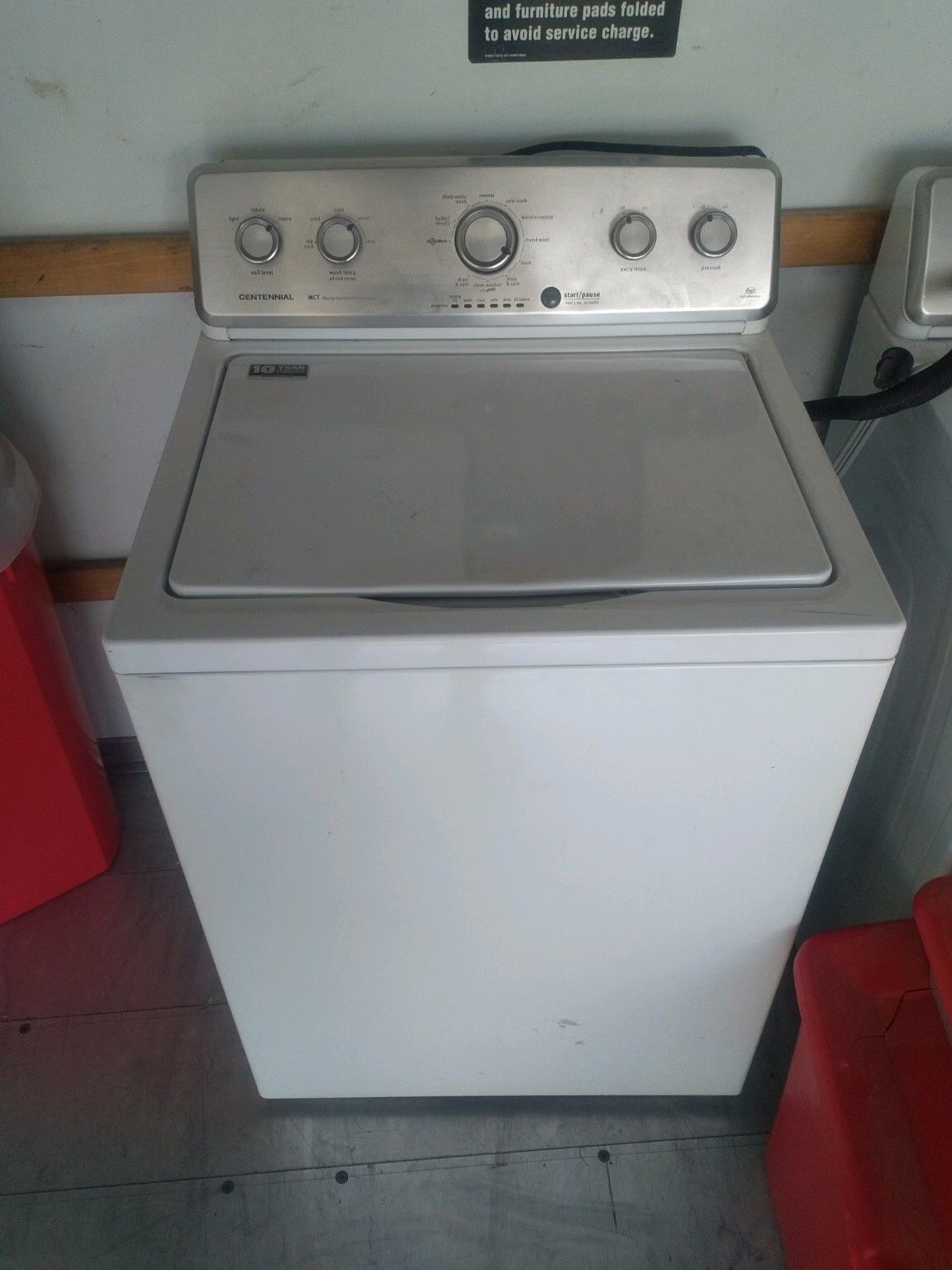 Washer & dryer