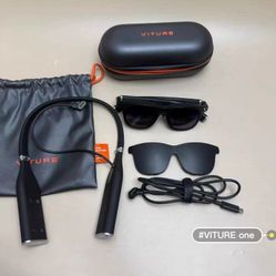 VITURE one smart AR glasses + one neck ring set