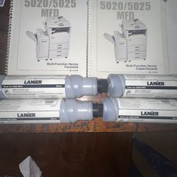 Lanier 5020/5025 MFD Operator Guides With Toner