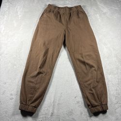 Brandy Melville Joggers Sweatpants Women’s One Size Brown Baggy Loose Fit #3177