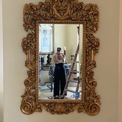 Very Large Gold Mirror 
