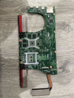 Dell Laptop Motherboard with Heat Sink