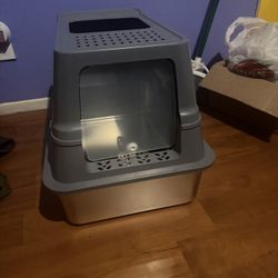Stainless Steel Cat Litter Box