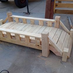 Koi Fish Pond Bridge