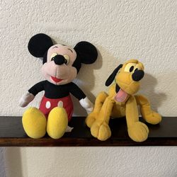 Mickey Mouse and Pluto