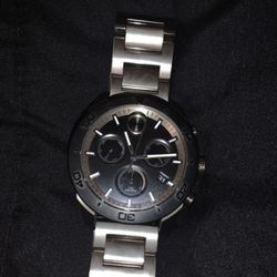 Movado Bold Men’s Ion Plated Khaki Stainless Chronograph Watch