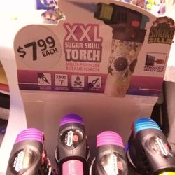$25  FOR ALL XXLG FULL LIGHTER TORCH REFILLABLE MULTI PURPOSE 