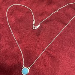 Tiffany & Co Turquoise Pendant Necklace 