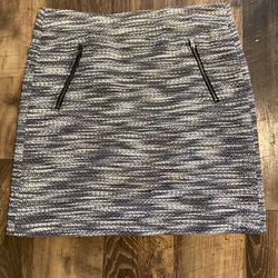 Black And White Loft Pencil Skirt Size 2