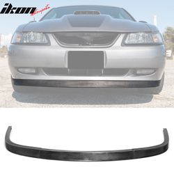 Fits 99-04 Ford Mustang OE Style Front Bumper Lip Lower Spoiler 3PC Unpainted PU