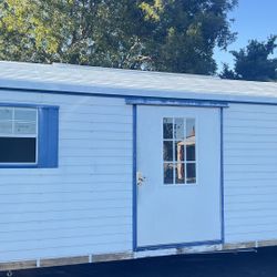 Sheds 10x20 W Insulation And Electrical Outlets Ac Unit 
