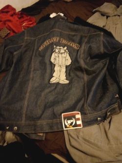 Phat Farm Jean Jacket-Old School-Blue-3x