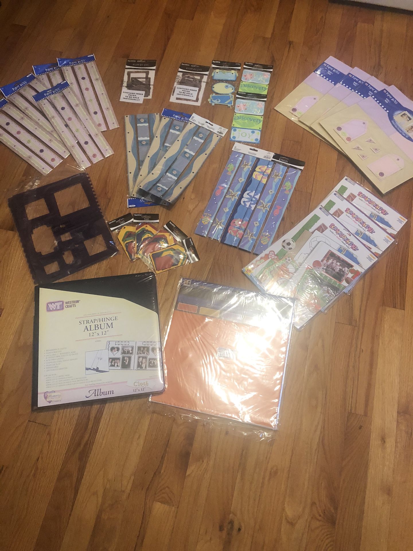 Scrapbook Supplies and Album (new)