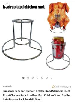 Beer can turkey roaster