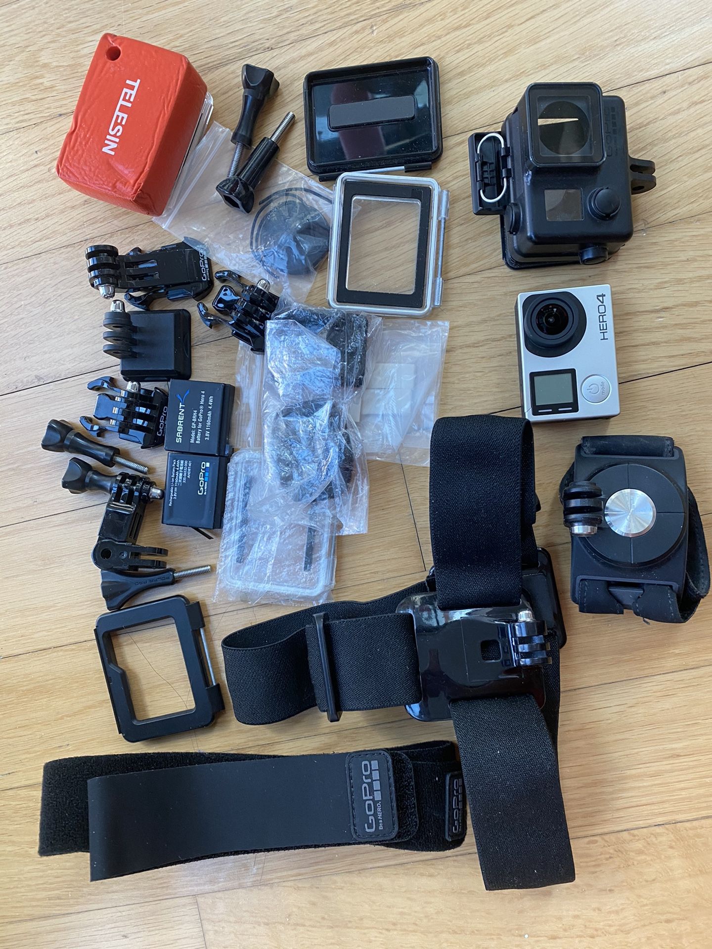 GoPro Hero 4 Silver With Additional Accessories