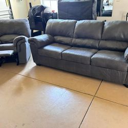 Ashley Furniture Couch and Recliner Set