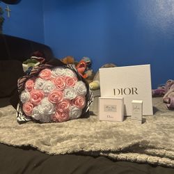 Bouquet and Dior Perfume