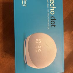 Echo Dot With Clock