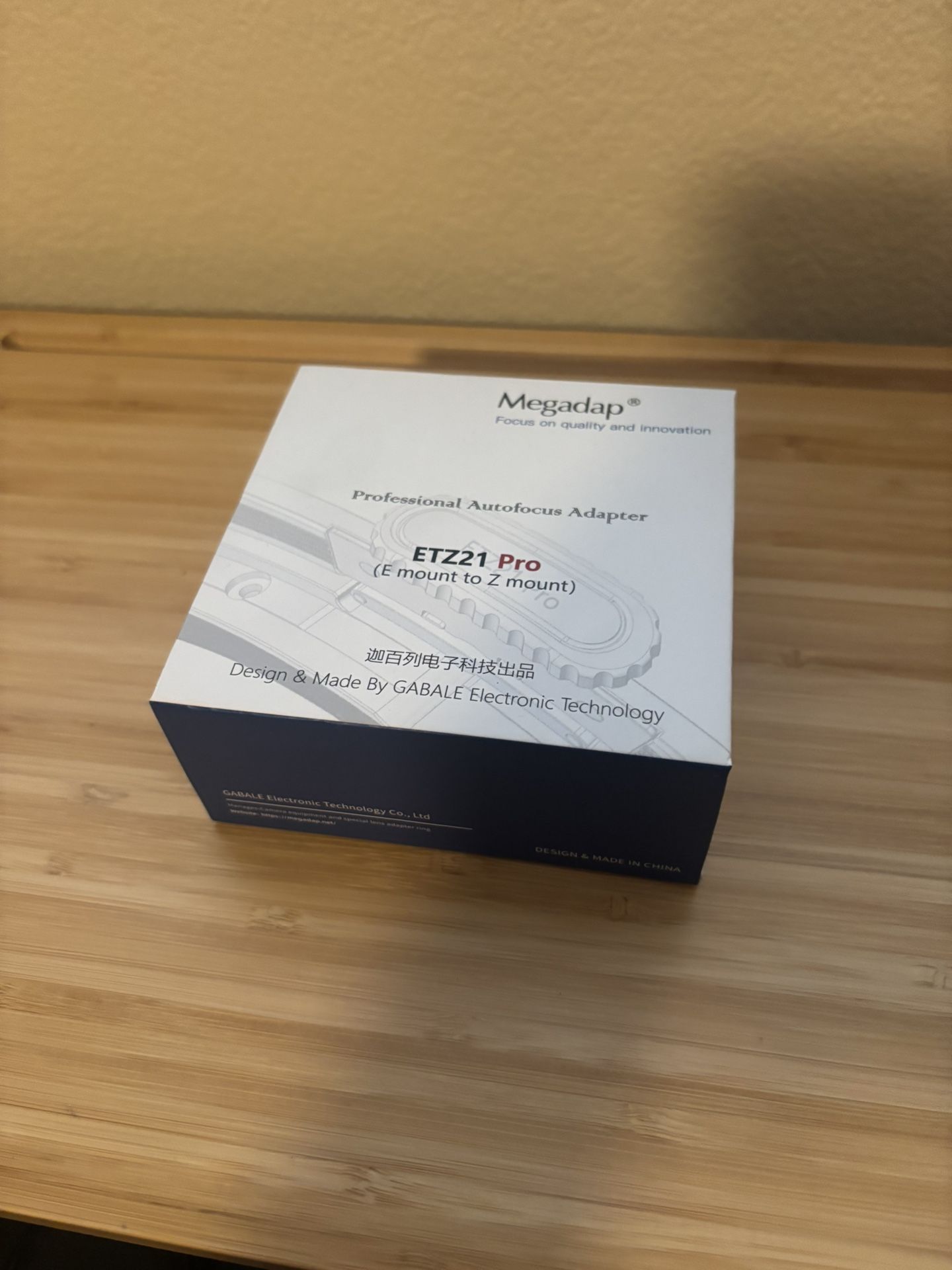 MEGADAP SONY E TO NIKON Z AUTFOCUS ADAPTER PRO+