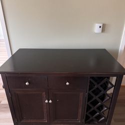 Super Sturdy Hutch/Island/Wine cabinet with lots of storage. Check description for dimensions