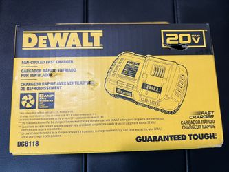 DEWALT 20V MAX / 60V MAX FLEXVOLT Lithium-Ion Fan Cooled Fast Battery Charger