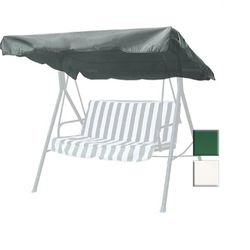 Patio Porch Replacement Swing Canopy 72"x53" (Color Opt: Green/Ivory) - Sun Protection - Spring Sale
