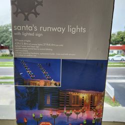 Santas Runway Lights Decoration Indoor Outdoor