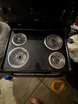 frigidaire 4 burner electric stove