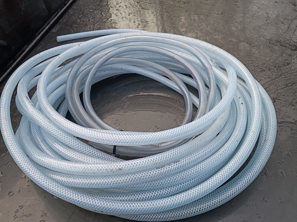 Clear Plastic Hose About 50 Ft