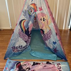 My Little Pony Kids Sleeping Bag Teepee Camping Tent Pillow