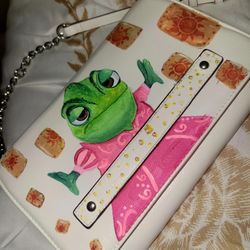 Hand-painted and Sealed Tangled Pascal Purse