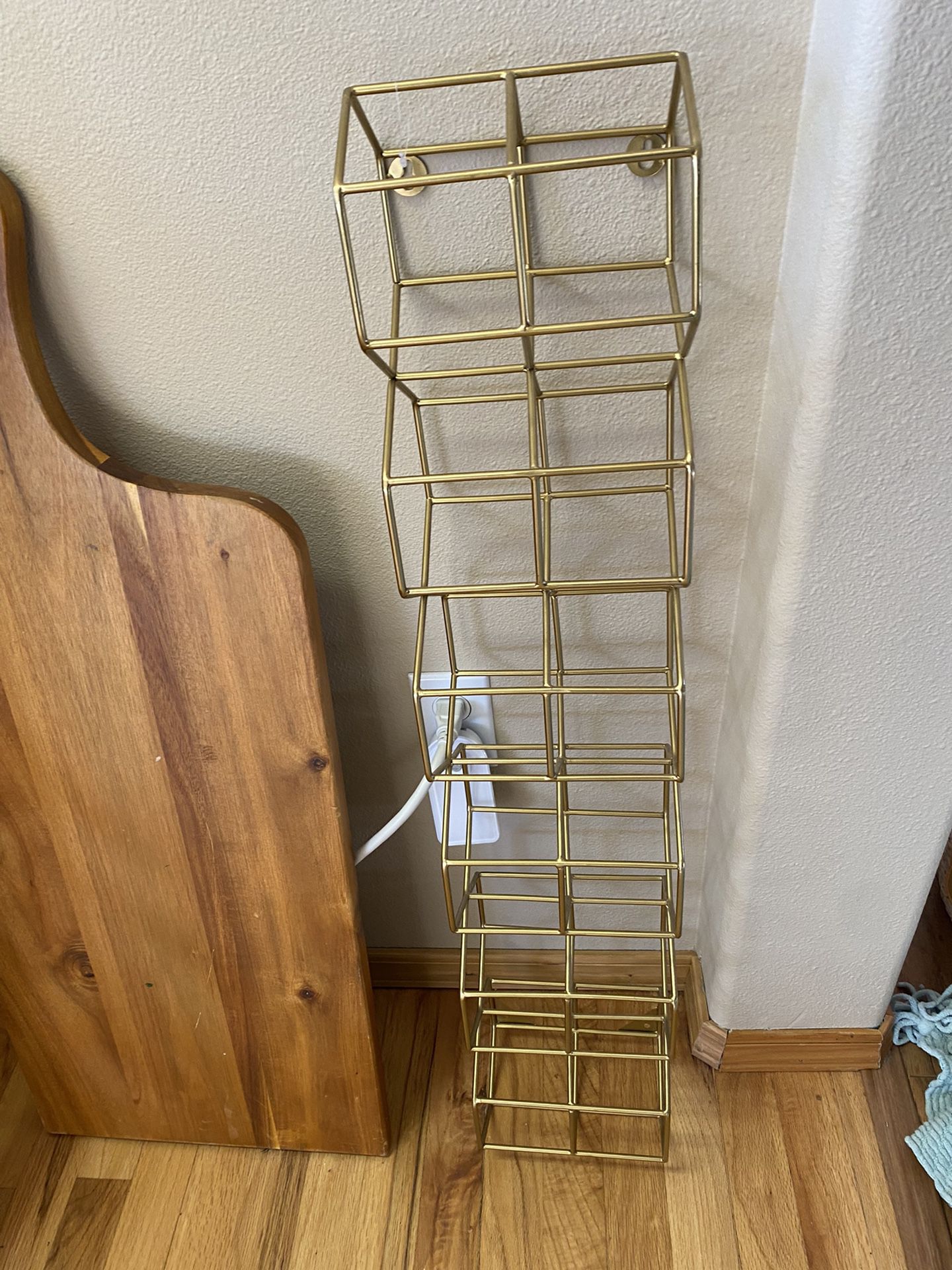 Wine Rack Gold From Anthropologie