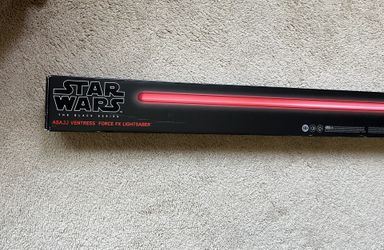 Star Wars Red FX Lightsaber Asajj Ventress Disney Collectible
