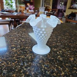 Milk Glass Vase