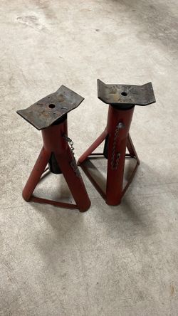 Used Vintage adjustable jack stands