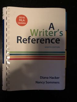 A Writer’s Reference