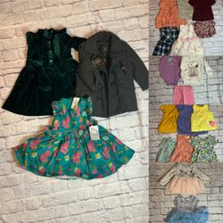 Lot of Baby girl clothes size 18 months to 2T (2 new with tags. Disney, urban republic and more
