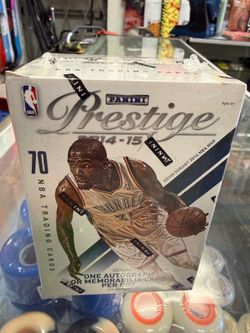 New Sealed 2014-15 Prestige Panini NBA Cards Box