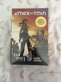 Attack On Titan Unopened Manga Book Set Volumes 1-4