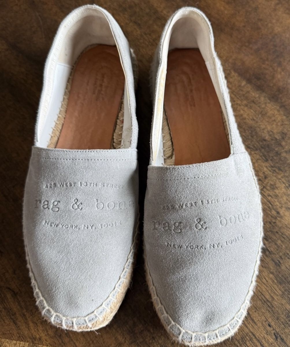Rag And Bone Suede Espadrilles Flats